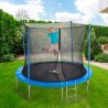 Tappeto Elastico da giardino 245cm Trampolino adulti bambini Kangaroo M Vendita
