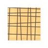 Modernes Intarsienholzbild 75x75cm geometrisches Design Drei Eigenschaften