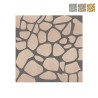 Quadro in legno intarsiato a mano 75x75cm naturale decorativo Stones Promozione