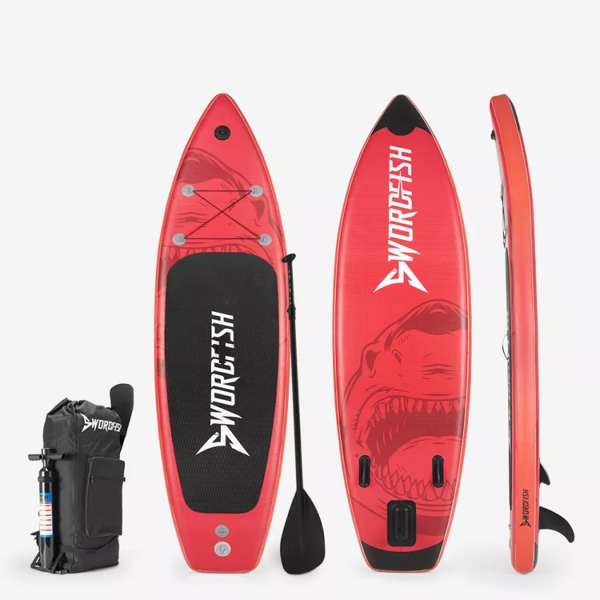 Planche de SUP gonflable Stand Up Paddle pour enfant 8'6 260cm Red Shark Junior Promotion Planche de SUP gonflable Stand Up Paddle pour enfant 8'6 260cm Red Shark Junior Promotion