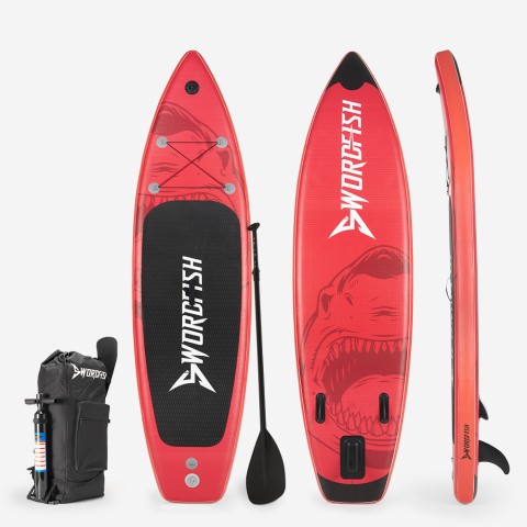 Stand Up Paddle tavola gonfiabile SUP 10'6" 320cm Red Shark Pro Promozione