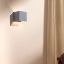 Lampada parete applique cubo da muro plafoniera design moderno Cromia 