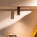 Lampada da soffitto cilindro design moderno spot sospeso 20cm Cromia Costo