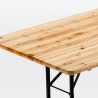 Holztisch für Biergarten Gartenfeier 220x80 Angebot