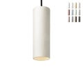 Lampe suspendue design cuisine restaurant cylindre 20cm Cromia Promotion