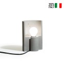 Lampada da tavolo artigianale design moderno minimalista Esse Sconti