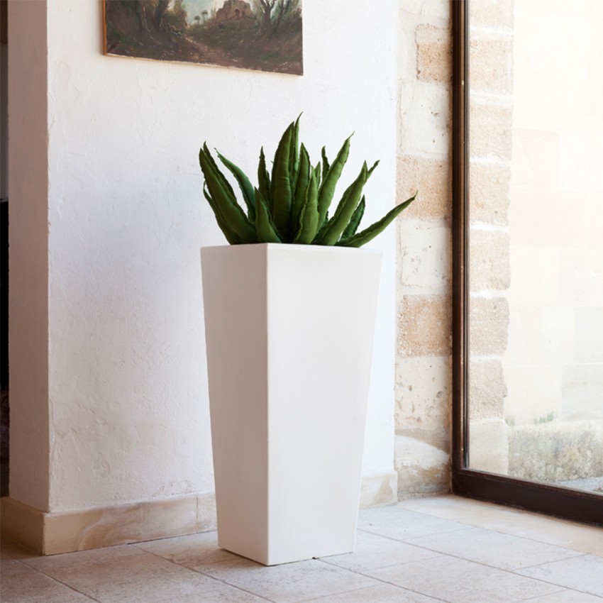 Egizio portavasi per piante giardino vaso alto fioriera stile moderno