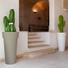 Portavasi colonna stile moderno alto 90cm fioriera piante Messapico Saldi
