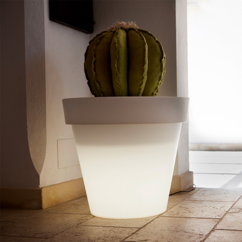 Vase lumineux moderne pour plantes et fleurs terrasse jardin Romano Promotion Vase lumineux moderne pour plantes et fleurs terrasse jardin Romano Promotion