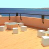 Cubo espositore negozio pouf tavolino giardino bar terrazza Icekub Promozione