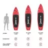 Planche de SUP gonflable Stand Up Paddle pour enfant 8'6 260cm Red Shark Junior 