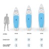 Planche de paddle gonflable pour enfants 8'6 260cm Bolina 