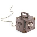 Handbemalte Tischlampe im Vintage-Design aus Eisen und Keramik Industrial TA Lagerbestand