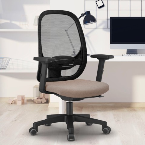 Smartworking Bürostuhl ergonomischer Sessel atmungsaktives Netzgewebe Easy T Aktion