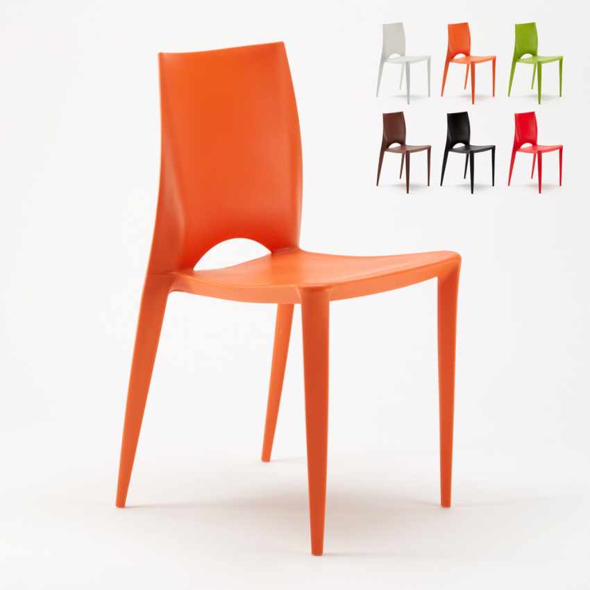 Lot de 20 chaises de bar restaurant et hôtel au design moderne Color Lot de 20 chaises de bar restaurant et hôtel au design moderne Color