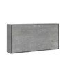 Hide-a-bed horizontal grau Matratze 85x185cm Kando MCM Sales