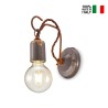 Applique design industriale lampada da parete ferro e ceramica Vintage AP3 Catalogo