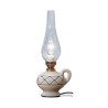 Klassische Tischlampe aus Glas und Keramik im Vintage-Design Pompei TA Angebot