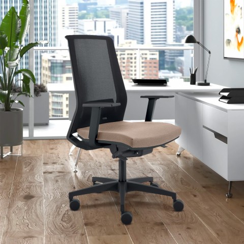 Chaise de bureau ergonomique fauteuil design tissu respirant Blow T Promotion