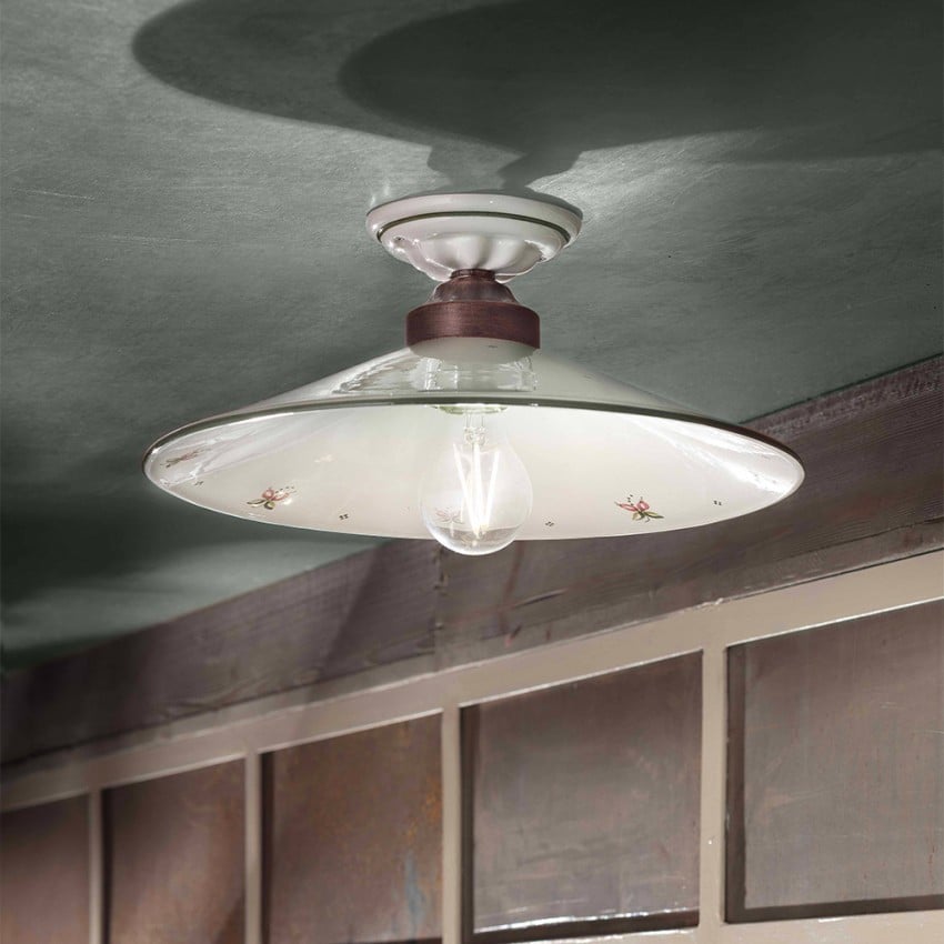 Plafonnier en céramique design classique vintage Asti PL Promotion Plafonnier en céramique design classique vintage Asti PL Promotion