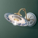 Wandleuchte im Design Asti AP aus handbemalter Keramik Aktion