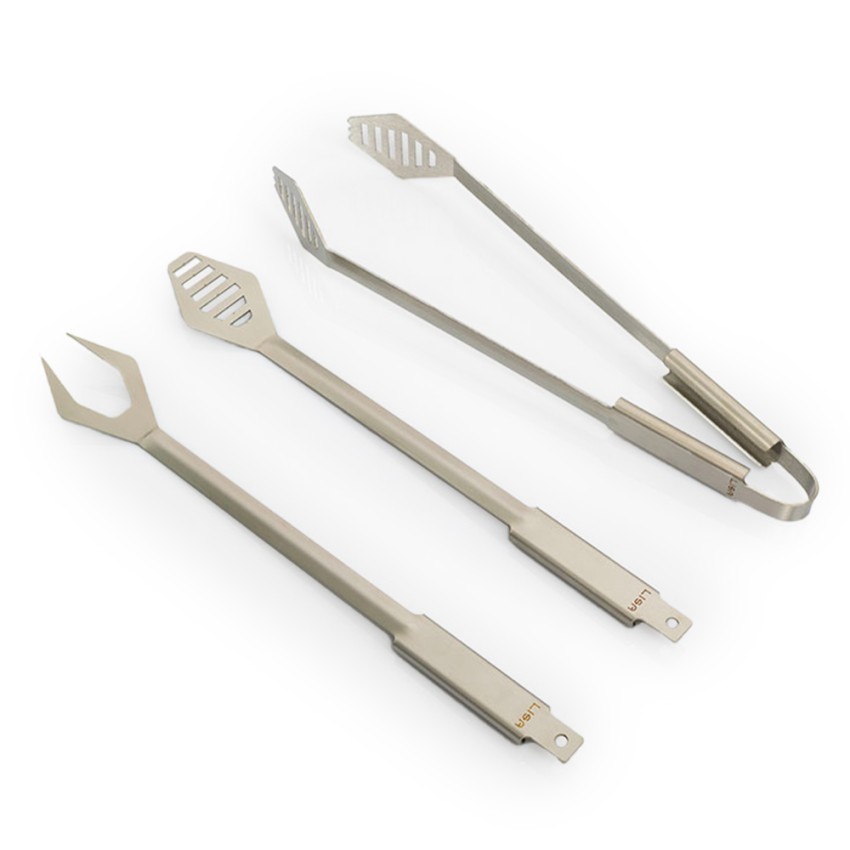 Barbecue Grill-Set BBQ Zange Spatel große Gabel aus Edelstahl Aktion Barbecue Grill-Set BBQ Zange Spatel große Gabel aus Edelstahl Aktion