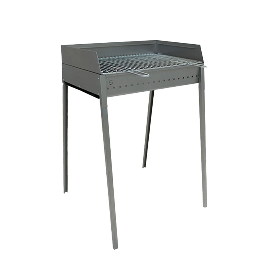 Tragbarer Holzkohlegrill aus Eisen 60x40cm Vesuvio Aktion Tragbarer Holzkohlegrill aus Eisen 60x40cm Vesuvio Aktion