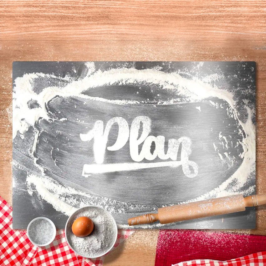Edelstahl-Küchenarbeitsplatte für Restaurant 80x55cm Schneidebrett Plan Aktion Edelstahl-Küchenarbeitsplatte für Restaurant 80x55cm Schneidebrett Plan Aktion