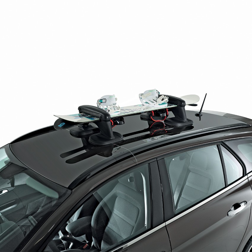 Porte skis Nordic et barres de toit pour Volkswagen Polo 5 portes 2009 à  2017.