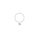 Tavolino alto per sgabelli 100cm rotondo quadrato design Frozen T1-H 