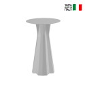 Hoher Tisch für Barhocker 100cm rund quadratisches Design Frozen T1-H 