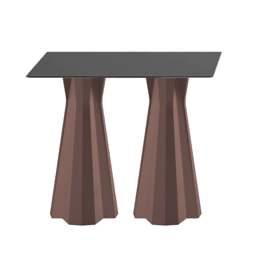 Rechteckiger Hochtisch 100cm für Hocker modernes Design Frozen T2-H Rabatte Rechteckiger Hochtisch 100cm für Hocker modernes Design Frozen T2-H Rabatte