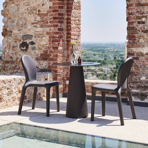 Runder Gartentisch Outdoor Terrasse Modernes Design Fura T1-DR Aktion