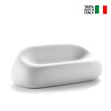 Divano da esterno 2 posti design polietilene giardino terrazza Gumball D1 Vendita