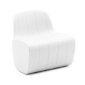 Modularer Stuhl aus Polyethylen modernes Design für drinnen und draußen Jetlag C1 Lagerbestand