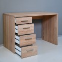 Scrivania ufficio studio 4 cassetti design moderno legno KimDesk Modello