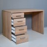 Scrivania ufficio studio 4 cassetti design moderno legno KimDesk Modello