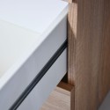 Scrivania ufficio studio 4 cassetti design moderno legno KimDesk Saldi