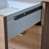 Scrivania ufficio studio 4 cassetti design moderno legno KimDesk Catalogo