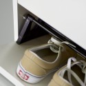 Platzsparender Design-Schuhschrank 3 Türen 9 Paar Schuhe weiß KimShoe 3WS Katalog