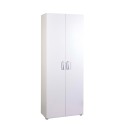 Armadio multiuso soggiorno 5 vani design moderno bianco KimSpace 5WS Offerta