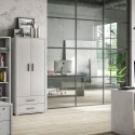 Moderner Mehrzweckschrank 2 Türen 5 Fächer 2 Schubladen Blume Preis