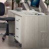 Schreibtischschrank 3 Schubladen Schlüsselrollen modernes Bürodesign Cour Eigenschaften