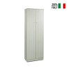 Armoire polyvalente d'entrée 2 portes 4 étagères salon Mainz Remises