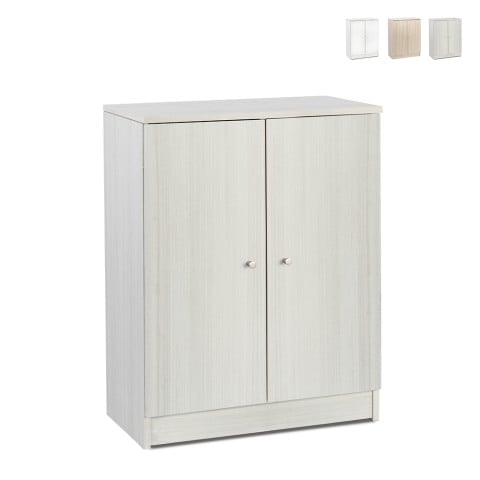 Mobiler Mehrzweckschrank Wohnzimmer Büro Schlafzimmer 2 Türen 2 Fächer Samo Aktion
