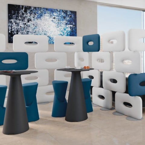Table d'extérieur ronde diamètre 80cm design moderne Tiffany Round XL Promotion