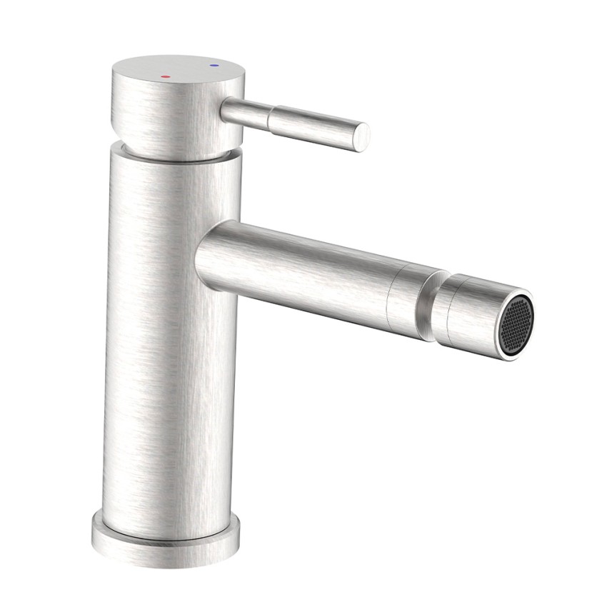 Bidetarmatur in gebürstetem Edelstahl modernes Design Antea Aktion Bidetarmatur in gebürstetem Edelstahl modernes Design Antea Aktion