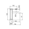 Moderner Design-Waschtischarmatur für Badezimmer und Küche, verchromt, Riviera Verkauf