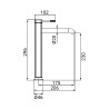 Hoher Waschtischmischer in Chrom, modernes Design Riviera Angebot