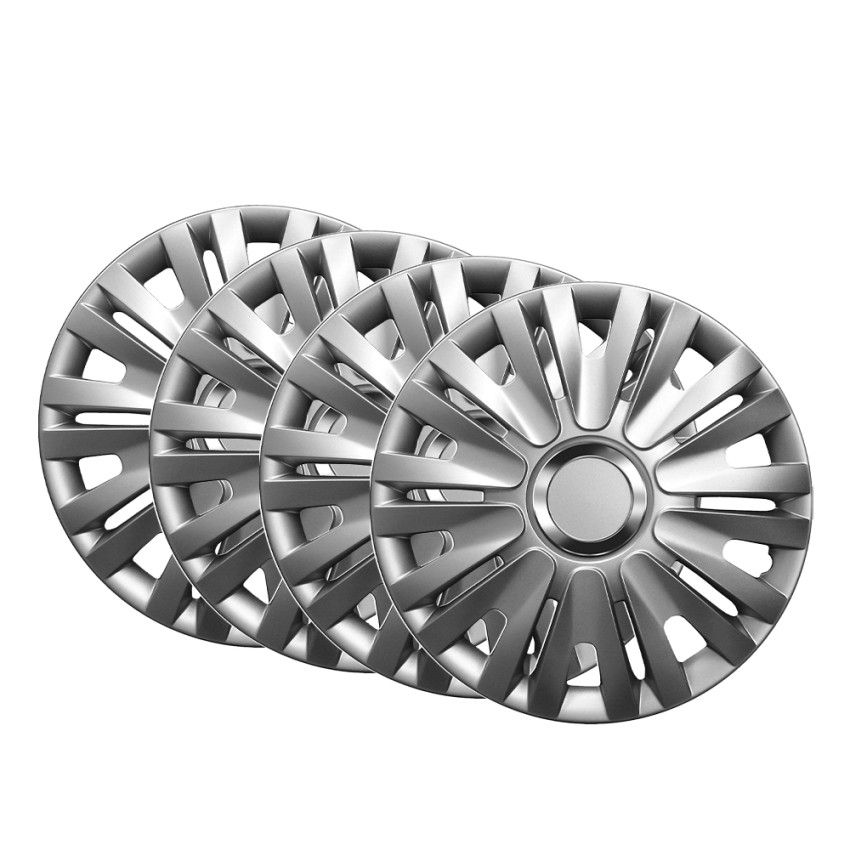 Set aus 4 universellen Radzierblenden 14'' in verchromtem ABS Topaz Aktion Set aus 4 universellen Radzierblenden 14'' in verchromtem ABS Topaz Aktion
